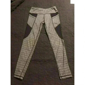 Fit & Famous Women Med Leggings Spandex Running Yoga Workout Athletic Pants M